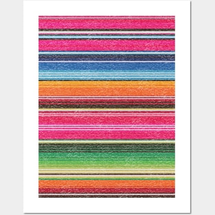 Mexican Blanket Pattern Posters and Art